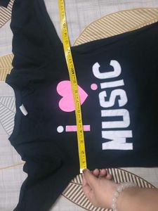 I Love Music Long Sleeve T-Shirt for 5-7 years