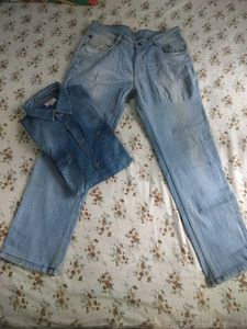 Classic Denim Shirt &amp; Jeans Set for men