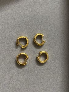 Gold Hoop Earrings Set