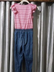 Cute Pink &amp; Blue Jumpsuit