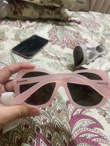Chic Round Red Frame Sunglasses
