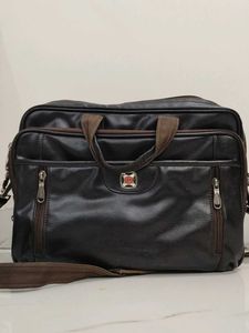 Leather Laptop Briefcase