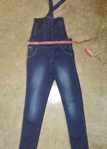 Blue Denim Jumpsuit For Women