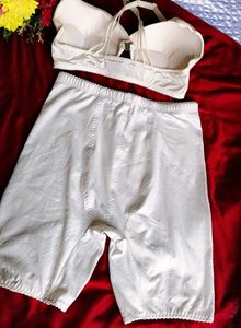 Cream Shapewear Shorts with bra 👍