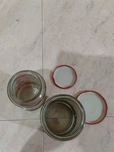 Empty Jam Glass Container ( Pack 2)