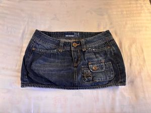 Denim Mini vintage Skirt