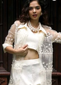 iNSTAFAB Elegant Embellished Lehenga Choli Set