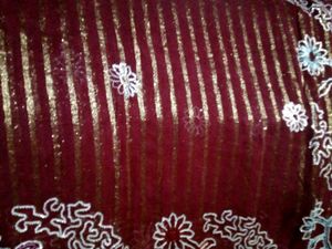 Vintage Floral Batik Fabric