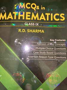 RD SHARMA MCQS IN MATH 9th Grade