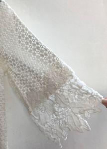 The Label Life Crochet White Lace Dress