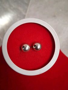 Classic Silver Ball Stud Earrings