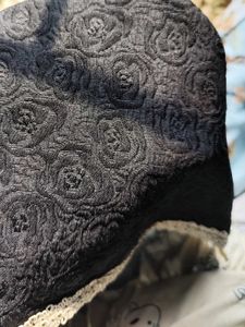 Chic Black Mini Skirt with Lace Trim