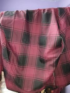 Men's Plaid Long-Sleeve Shirt stitched