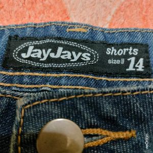 15)  Blue Trendy Shorts