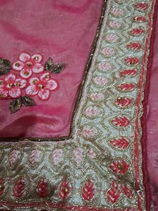 Elegant Embroidered Silk Saree