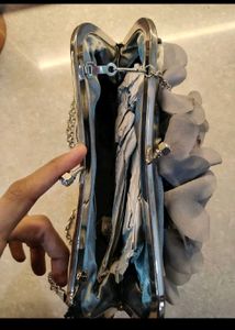 Elegant Floral Clutch Bag
