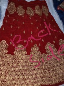 beautiful velvet lehnga with stitched blouse a