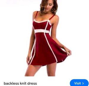 Very Fancy And Amazing Backless Knit Dress