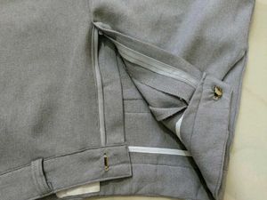 Women's Grey Wide Leg Trousers