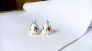 Handmade paper Jhumka Earrings (6 sets)
