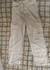 Cream Cargo Pants jeans