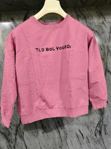 Pink Graphic Sweatshirt