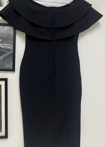 Off Shoulder Black Dress