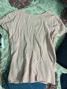 Chic V-Neck Textured Top Allen solly