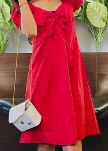 Chic Red Mini Dress