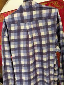 U.S POLO Men's Blue Checkered Casual Shirt XXL