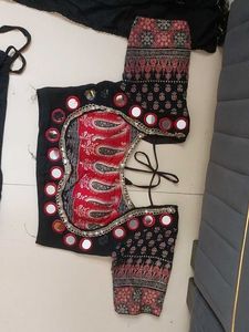 Black Embroidered Lehenga Choli Set