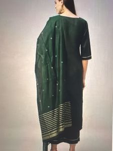 Elegant Green Kurta Set with Dupatta