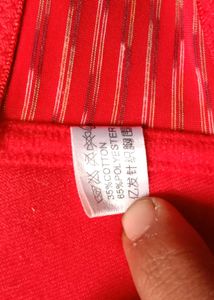 Red Striped Everyday Bra