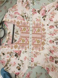 combo set of 2 cotton Print flared kurta