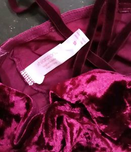 Crushed Velvet Bra