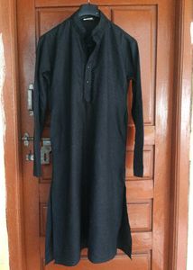 Men's🖤 Black Kurta