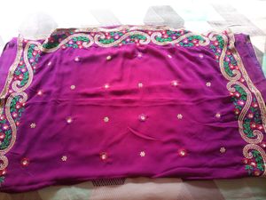 party wear, purple 💜💜 colour sare
