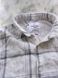 Men's Checkered Casual Shirt M size