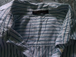 Vintage Striped Button-Up Shirt