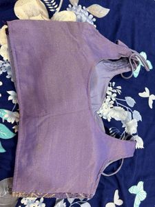 sequinned lavender lehenga