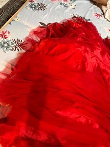Cherry Red Gown