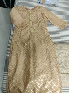 Elegant Peach Kurta Set with Dupatta🌼✨