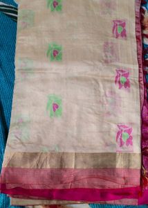 Beautiful Kuppadam  Silk Partly Pallu Saree