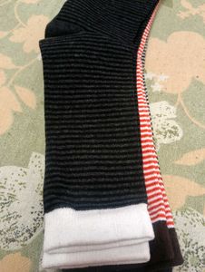SHEIN 3 Pair Striped Socks