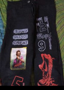Boys Graphic Print Jeans
