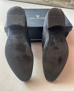 Classic Black Leather Loafers