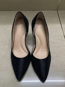 Sparkling Black Heels