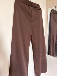 Comfortable Brown Wide Leg Pants
