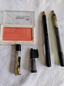 Combo Of Kajal/ Eyebrow Pencil/Blusher