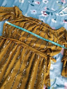 Lee Cooper Mustard Print Dress